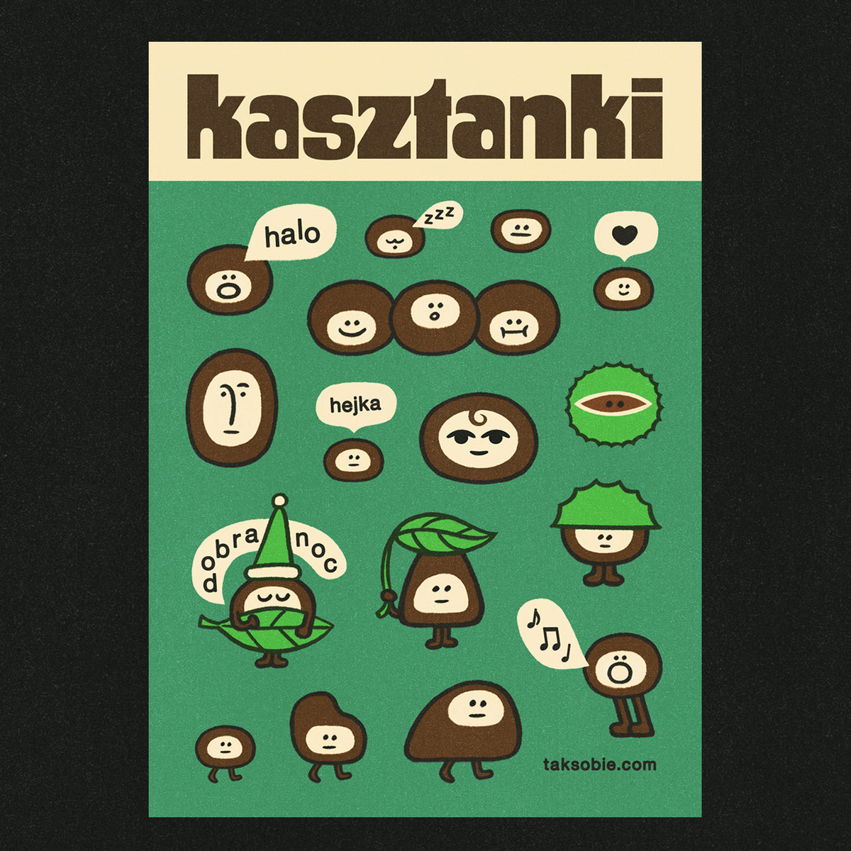 Zestaw naklejek – Kasztanki